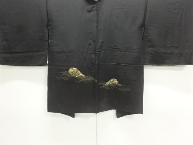 JAPANESE HAORI COAT / URUSHI / WOVEN WHEEL